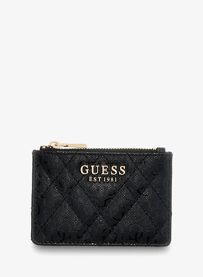 جس حافظة بطاقات مبطنة بتفاصيل شعار إيسماي